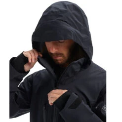 Burton [ak] Gore-Tex Hover Stretch Snowboardjacke True Black Herren -Bestes Skifahren Geschäft ak burton hover stretch true black 10013106 001 04 gross