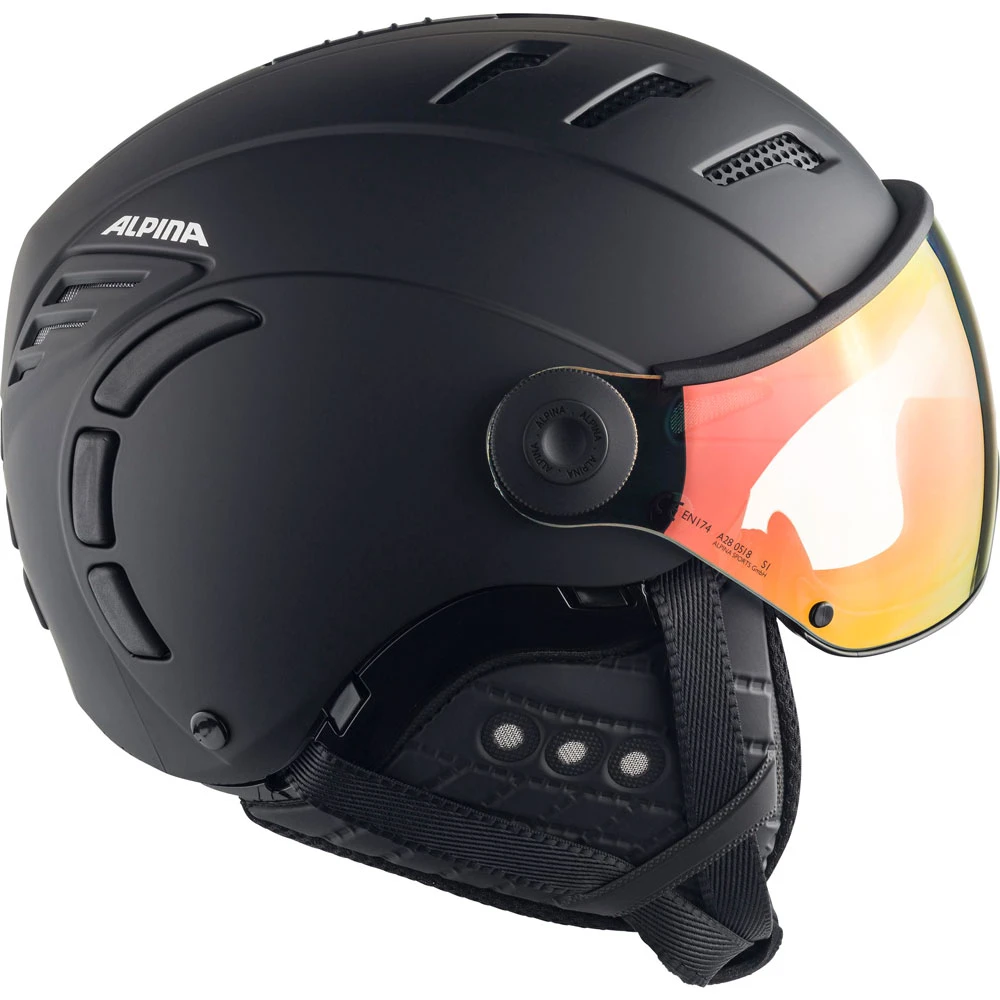 Alpina Jump 2.0 Visierhelm Black Matt Damen, Herren 2 Alpina Jump 2.0 Visierhelm Black Matt Damen, Herren – Bild 2