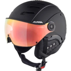 Alpina Jump 2.0 Visierhelm Black Matt Damen, Herren