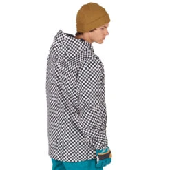 Analog Caldwell Herren-Snowboardjacke Stout White Speed Check Herren -Bestes Skifahren Geschäft analog caldwell anorak 17071101 001 03 gross