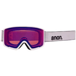 Anon M3 With Spare Snowboard-Brille Mit Zweitscheibe White/PRC Sunny Onyx+PRC Variable Violet Herren -Bestes Skifahren Geschäft anon m3 white sun onyx 18565103 100 03 gross