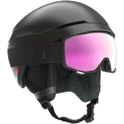 Atomic Savor Amid Skihelm Black Damen, Herren -Bestes Skifahren Geschäft atomic savor amid black an5005680 02 gross