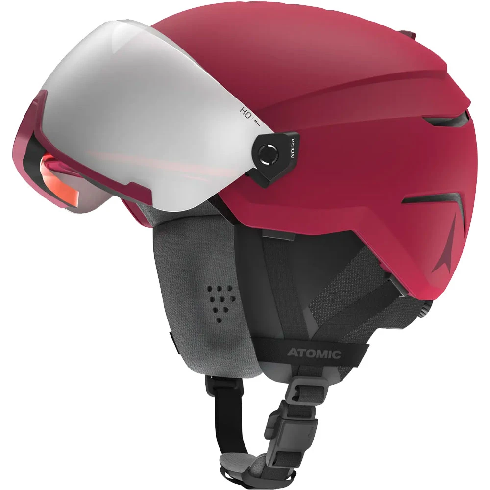 Atomic Savor Amid Visor HD Skihelm Dark Red Damen, Herren 2 Atomic Savor Amid Visor HD Skihelm Dark Red Damen, Herren – Bild 2