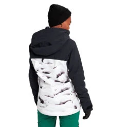 Burton [ak] Gore-Tex Embark Wintersportjacke True Black/Powder Pillows (Pow Pow) Damen -Bestes Skifahren Geschäft burton ak gore tex embark jacket 10010108003 03 gross