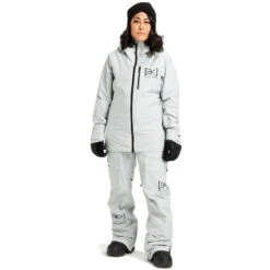 Burton [ak] Gore-Tex Upshift Winterjacke Solution Dyed Light Gray Damen -Bestes Skifahren Geschäft burton ak gore tex upshift jacket 21282101020 03 grossGK3VXxyNzWjPp