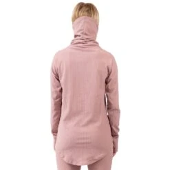 Eivy Icecold Gaiter Rib Langarmshirt Faded Woodrose Damen -Bestes Skifahren Geschäft eivy icecold gaiter rib top woodrose 6221190209 6065 03 gross