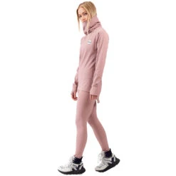 Eivy Icecold Gaiter Rib Langarmshirt Faded Woodrose Damen -Bestes Skifahren Geschäft eivy icecold gaiter rib top woodrose 6221190209 6065 04 gross