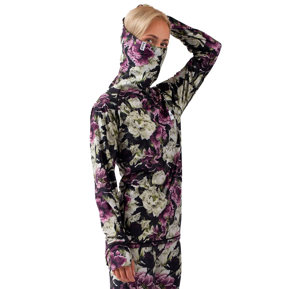 Eivy Icecold Gaiter Top Base Layer Winter Bloom Damen 1 Eivy Icecold Gaiter Top Base Layer Winter Bloom Damen