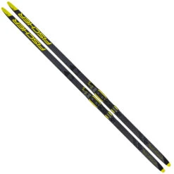 Fischer Carbonlite Classic Langlaufset Black/Yellow Kinder