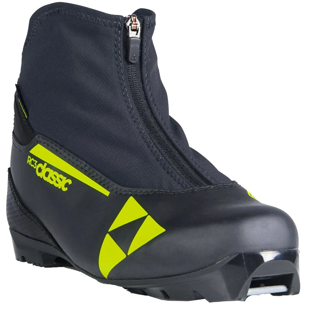 Fischer RC3 Classic Langlaufschuhe Black/Yellow Damen, Herren 4 Fischer RC3 Classic Langlaufschuhe Black/Yellow Damen, Herren – Bild 4