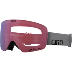 Giro Contour Skibrille Grey Wordmark/Vivid Ember Vivid Infrared Damen, Herren -Bestes Skifahren Geschäft giro contour grey wordmark 300098005 03 gross