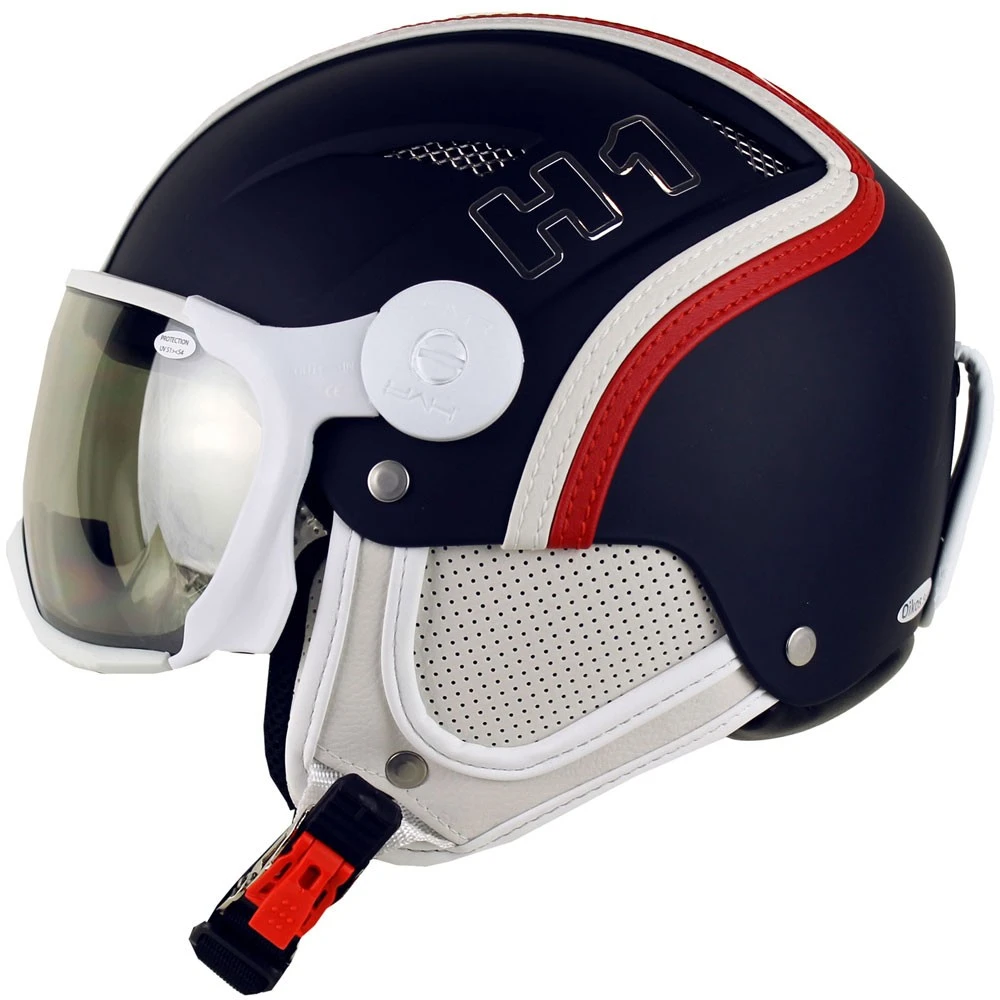 HMR H1+VTFS10 Leather Elegance Heritage Skihelm Blue Mountain/Photochromic Silver Damen, Herren 1 HMR H1+VTFS10 Leather Elegance Heritage Skihelm Blue Mountain/Photochromic Silver Damen, Herren