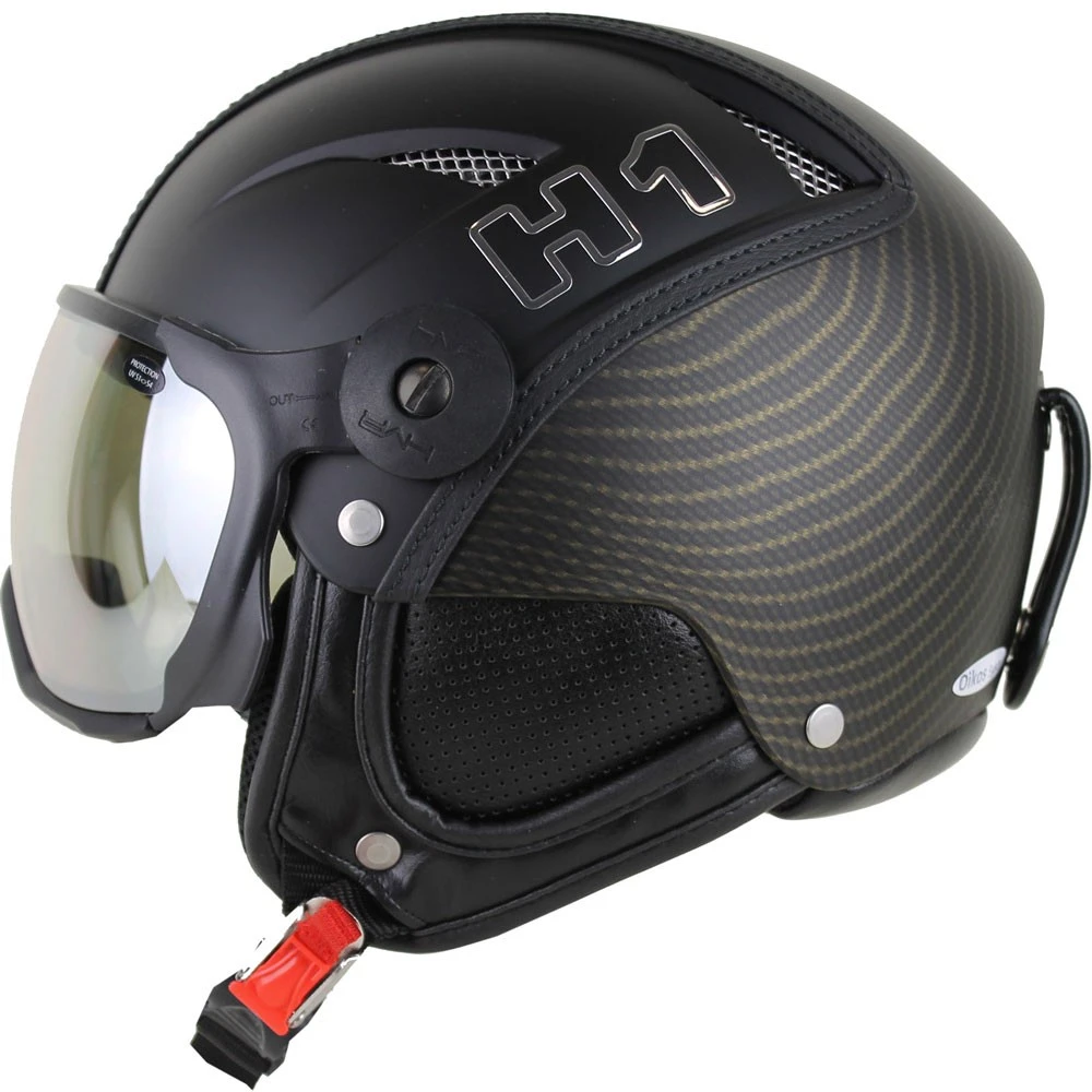 HMR H1+VTFS10 Leather Elegance Emotions Wintersport-Helm Gold Racer/Photochromic Silver Damen, Herren 1 HMR H1+VTFS10 Leather Elegance Emotions Wintersport-Helm Gold Racer/Photochromic Silver Damen, Herren