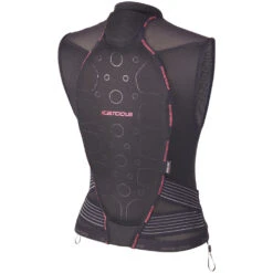 Icetools S-Lite Protektorweste Black/Coral Damen