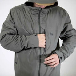 Jones Peak Bagger Funktionsjacke Pine Green Herren -Bestes Skifahren Geschäft jones peak bagger jacket pine green 04 gross