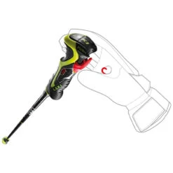 Leki Carbon 14 3D Skistöcke Blue Metallic/Neonyellow Damen, Herren -Bestes Skifahren Geschäft leki carbon 14 3d 65067902 02 gross