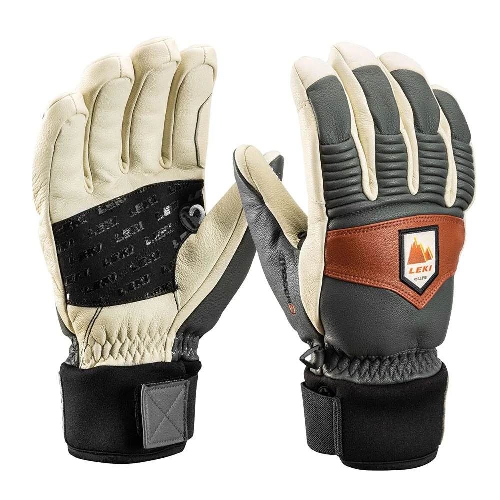 Leki Patrol 3D Skihandschuhe Graphit/Off White/Maroon Damen, Herren 1 Leki Patrol 3D Skihandschuhe Graphit/Off White/Maroon Damen, Herren