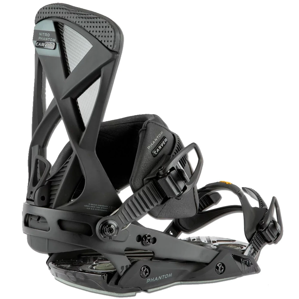 Nitro Phantom Carver Snowboard-Bindung Ultra Black Herren 4 Nitro Phantom Carver Snowboard-Bindung Ultra Black Herren – Bild 4