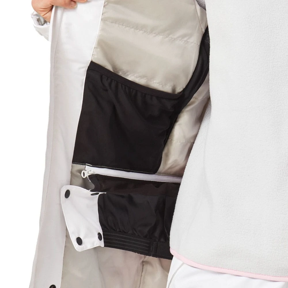 Oakley Beaufort RC Insulated Snowboardjacke White/Lunar Rock/Pink Flower Damen 5 Oakley Beaufort RC Insulated Snowboardjacke White/Lunar Rock/Pink Flower Damen – Bild 5