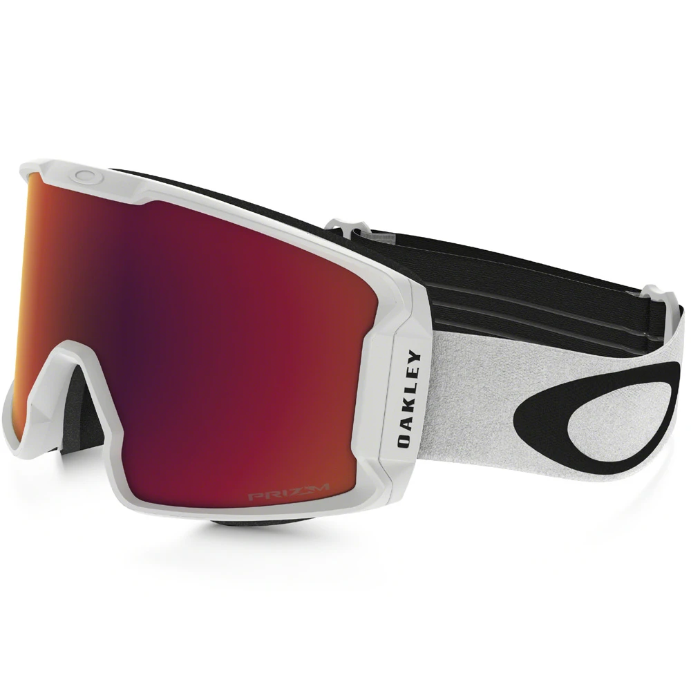Oakley Line Miner Skibrille Matte White/Prizm Torch Iridium Damen, Herren 1 Oakley Line Miner Skibrille Matte White/Prizm Torch Iridium Damen, Herren