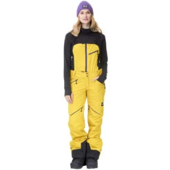 Picture Haakon Bib Skihose Mit Latz Safran Damen