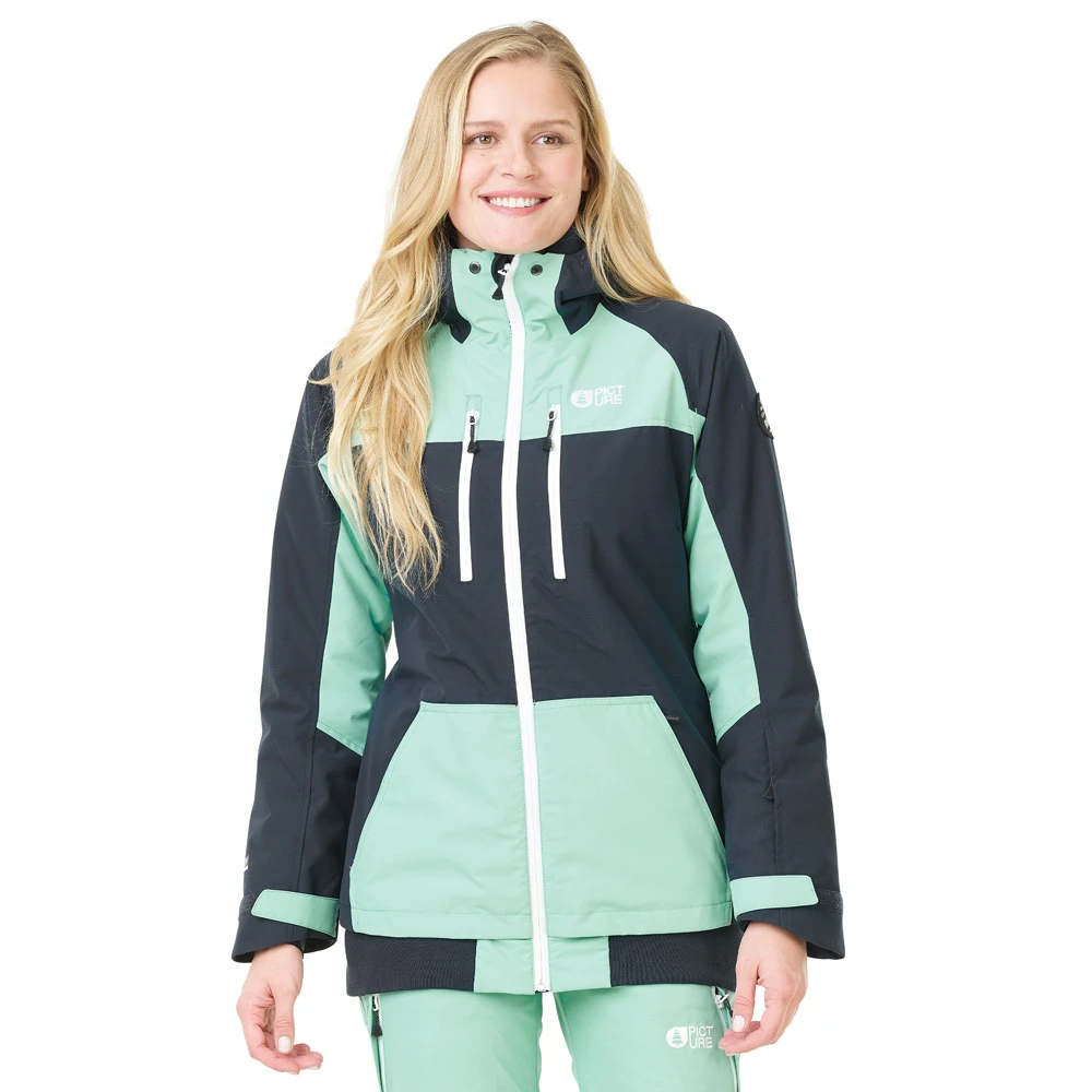 Picture Lander Print Skijacke Mint Green Damen 1 Picture Lander Print Skijacke Mint Green Damen