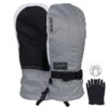 Pow Crescent Gore-Tex Long Mitten Fausti Ash Damen