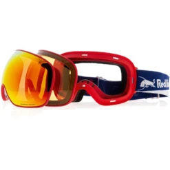 Red Bull SPECT Eyewear Magnetron Skibrille Red/Red Snow-Brown + Cloudy Snow Damen, Herren -Bestes Skifahren Geschäft red bull spect eyewear magnetron 021 02 gross