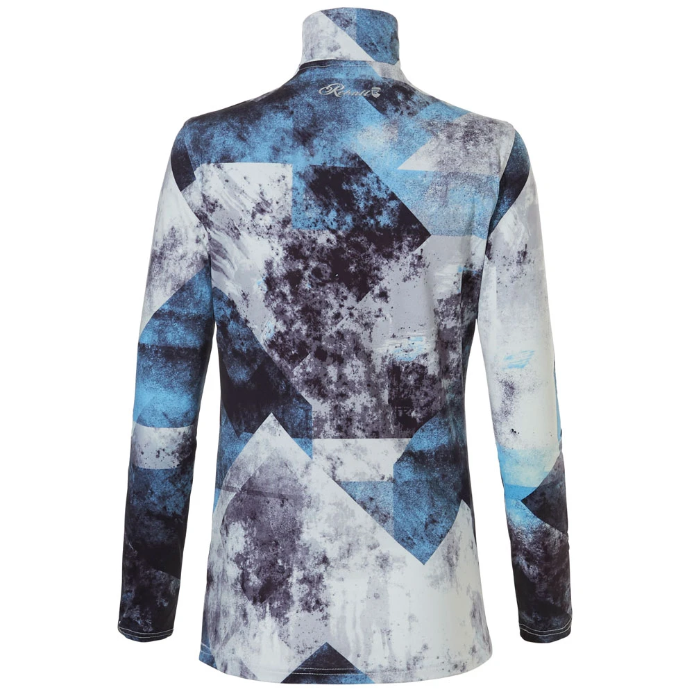 Rehall Anna-R Skiunterzieher Graphic Mountains Blue/White Damen 2 Rehall Anna-R Skiunterzieher Graphic Mountains Blue/White Damen – Bild 2