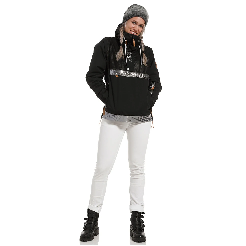 Rehall Frida-R Schlupfjacke Black Damen 3 Rehall Frida-R Schlupfjacke Black Damen – Bild 3