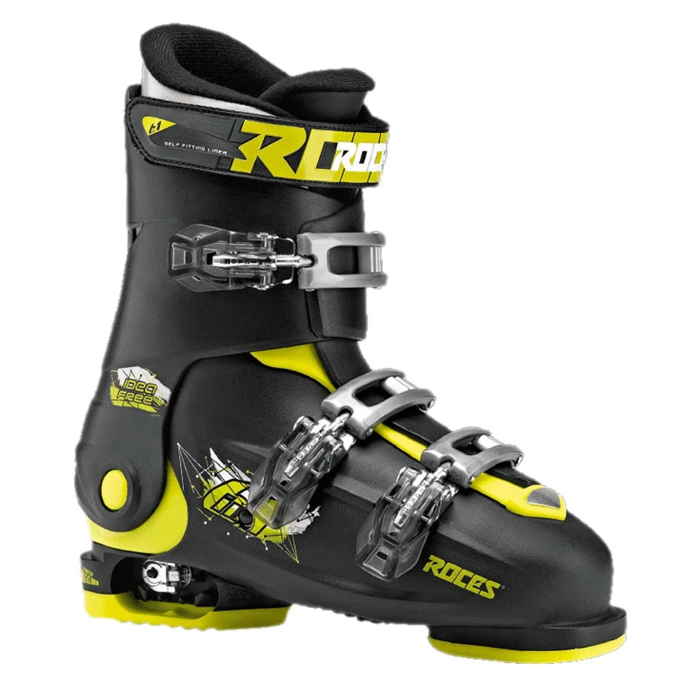 Roces Idea Free Junior-Skistiefel Black/Lime Kinder 1 Roces Idea Free Junior-Skistiefel Black/Lime Kinder