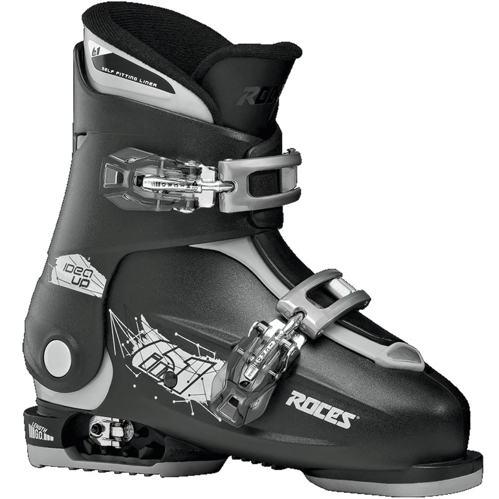 Roces Idea Up Ski-Schuhe Black/Silver Kinder 1 Roces Idea Up Ski-Schuhe Black/Silver Kinder