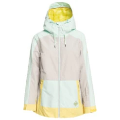 Roxy Ravine Skijacke Grey/Türkis Damen -Bestes Skifahren Geschäft roxy ravine jacket erjtj03392 sfv0 04 gross