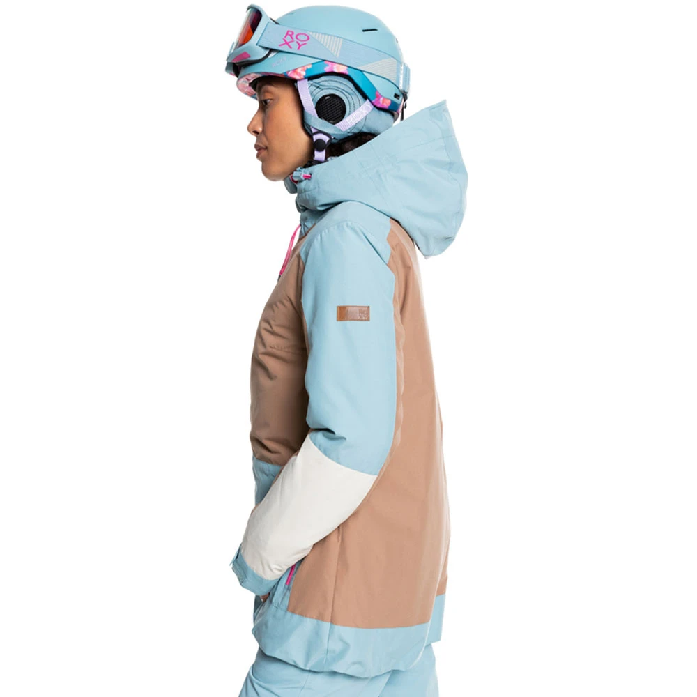 Roxy Ravine Schneejacke Stone Blue Damen 2 Roxy Ravine Schneejacke Stone Blue Damen – Bild 2