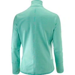 Salomon Discovery Half-Zip Langarmshirt Yucca Heather Damen -Bestes Skifahren Geschäft salomon discovery half zip 403726 yucca heather 02 gross