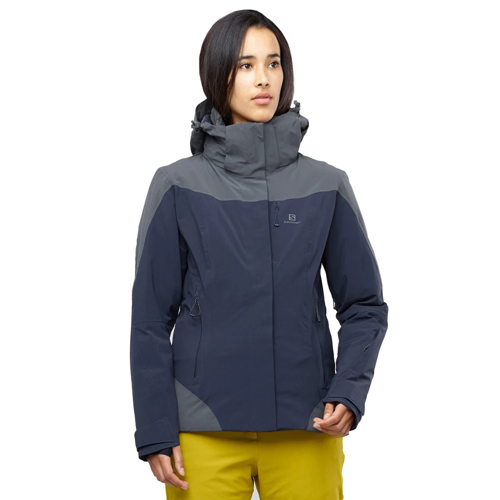 Salomon Icerocket Skijacke Night Sky/Ebony Damen 1 Salomon Icerocket Skijacke Night Sky/Ebony Damen