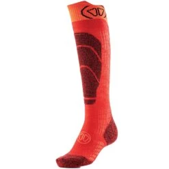Sidas Ski Merino Junior Skisocken Rot/Orange Kinder