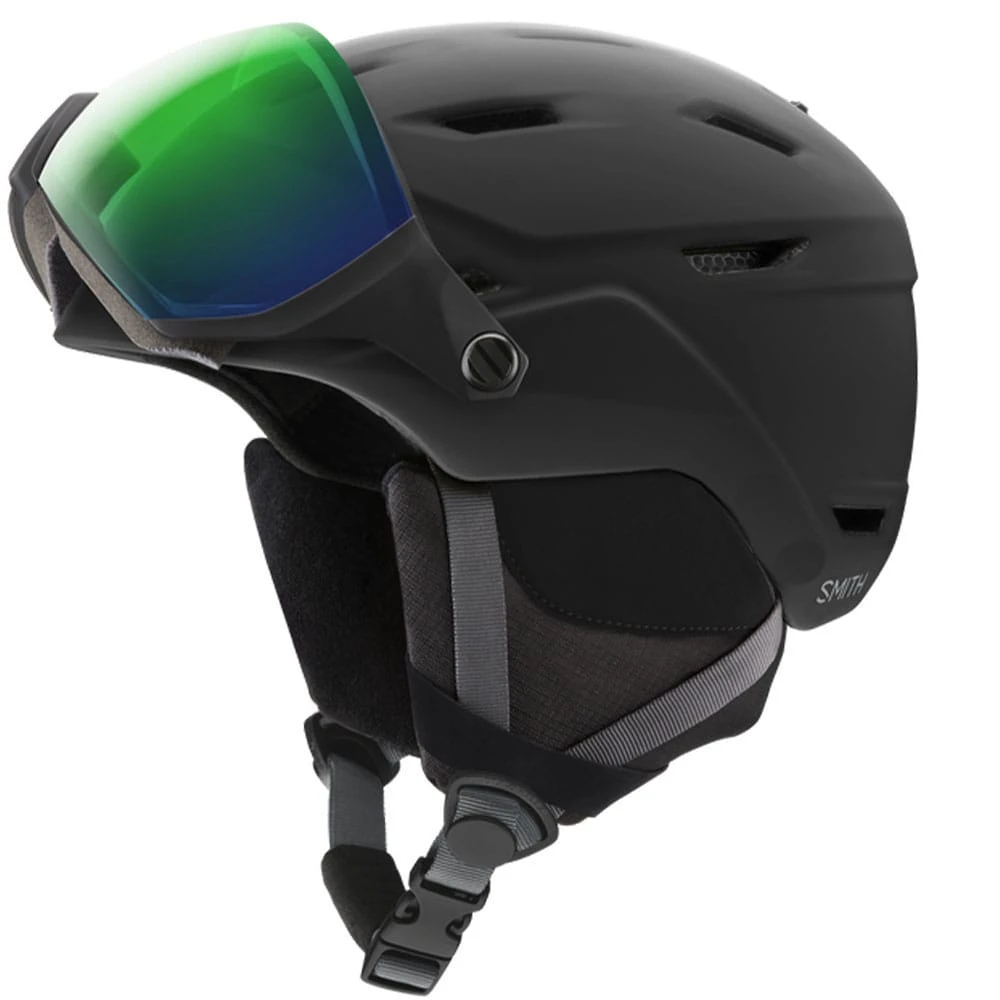 Smith Survey Wintersporthelm Mit Visier Matte Black/CP Everyday Green Mirror Damen, Herren 2 Smith Survey Wintersporthelm Mit Visier Matte Black/CP Everyday Green Mirror Damen, Herren – Bild 2