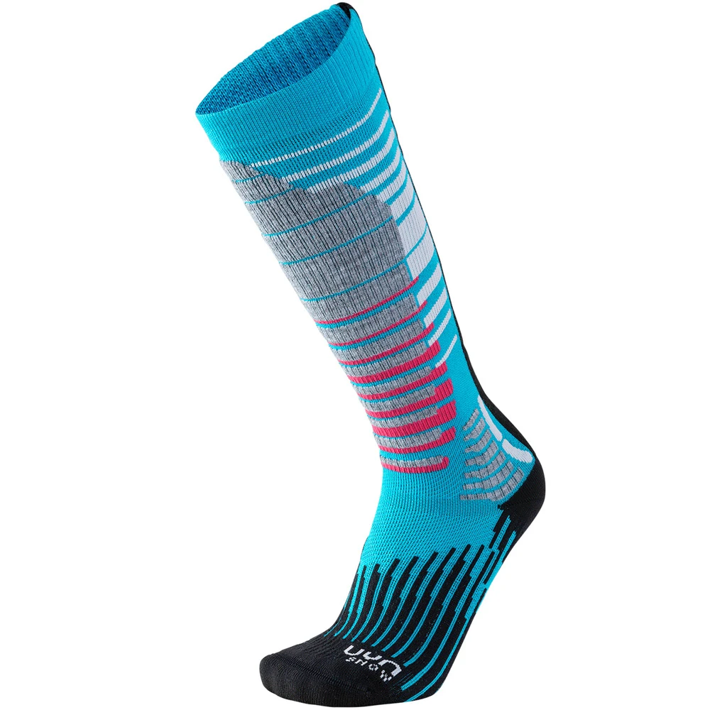 UYN Ski Snowboardsocken Turquoise/Black Damen 1 UYN Ski Snowboardsocken Turquoise/Black Damen