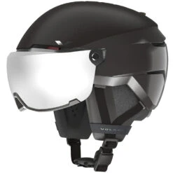 Volant Amid Visor HD Plus Skihelme All Black/Chrome Damen, Herren