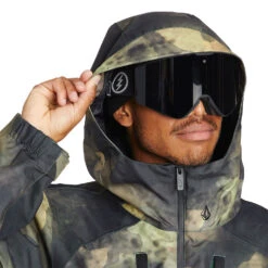 Volcom Brighton Pullover Wintersportjacke Camouflage Herren -Bestes Skifahren Geschäft volcom brighton pullover g0652315 cam 03 gross