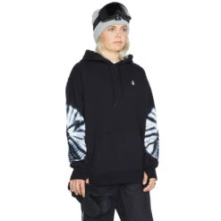 Volcom Costus Hoodie Black Damen -Bestes Skifahren Geschäft volcom costus pullover fleece h4152305 blk 02 grossOZH42mScJfRut