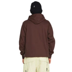 Volcom D.I. Fleece Hoodie Brown Herren -Bestes Skifahren Geschäft volcom di fleece g4152304 brn 03 gross