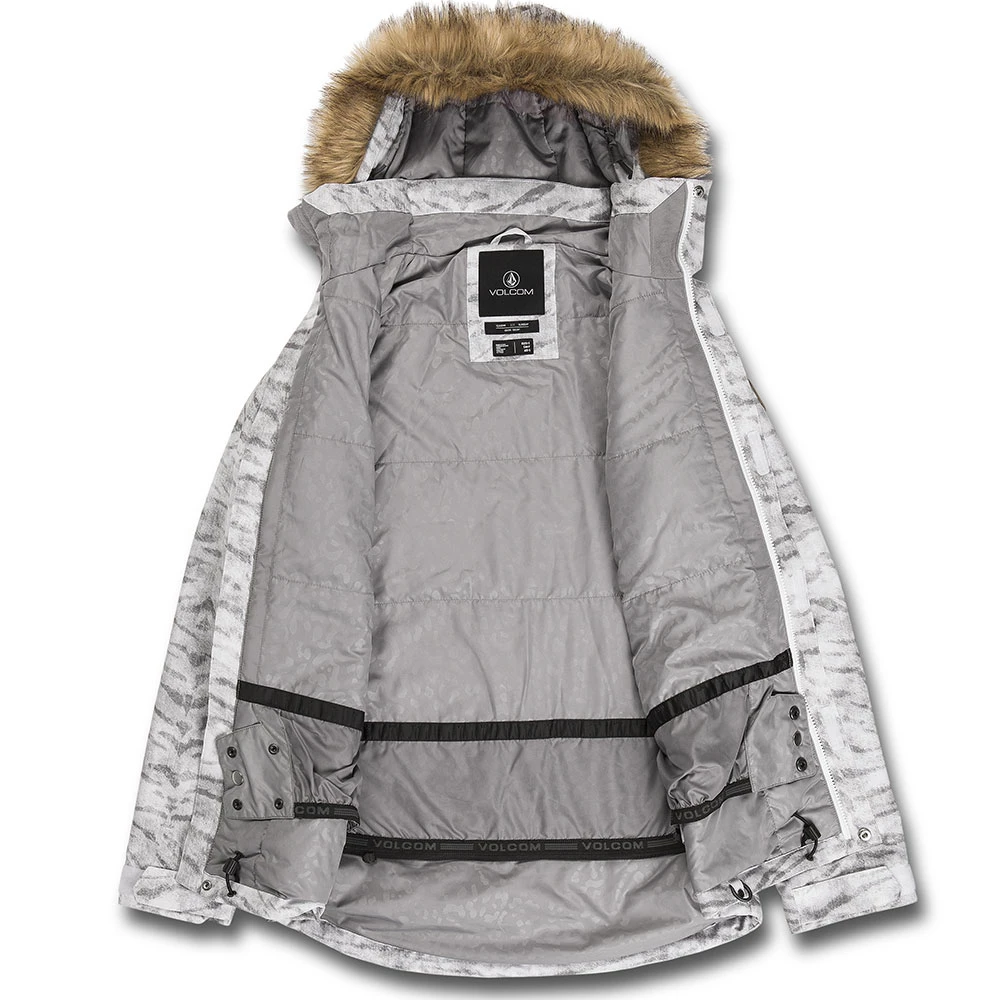 Volcom Fawn Insulated Schneejacke White Tiger Damen 2 Volcom Fawn Insulated Schneejacke White Tiger Damen – Bild 2
