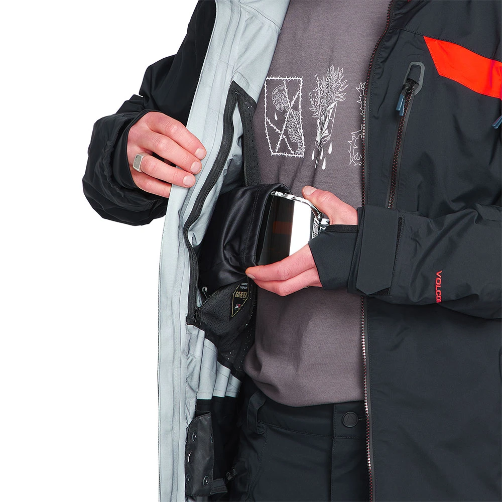 Volcom Guch Stretch Gore-Tex Snowboardjacke Black Herren – Bild 5