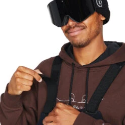 Volcom Roan Bib Winterlatzhose Black Herren -Bestes Skifahren Geschäft volcom roan bib overall g1352306 blk 03 gross