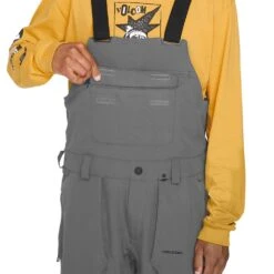 Volcom Roan Bib Skihose Dark Grey Herren -Bestes Skifahren Geschäft volcom roan bib overall g1352306 dgr 04 gross8dcQiN4VpUB5B