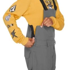 Volcom Roan Bib Skihose Dark Grey Herren -Bestes Skifahren Geschäft volcom roan bib overall g1352306 dgr 05 grossQuTCEHHfoxL5c