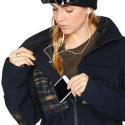 Volcom Romy Schneeanzug Black Damen -Bestes Skifahren Geschäft volcom romy snow suit h0652206 blk 04 gross