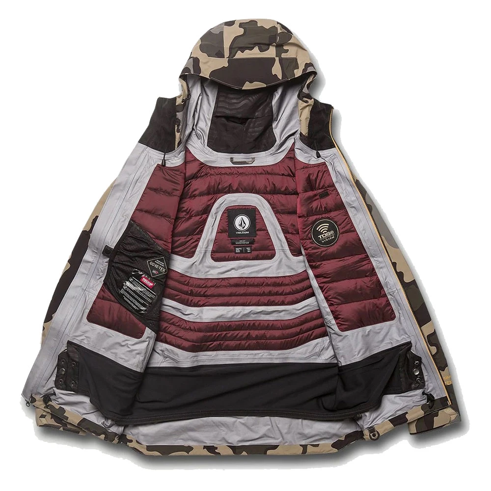 Volcom TDS Infrared Gore-Tex Wintersportjacke Drill Khaki Herren 6 Volcom TDS Infrared Gore-Tex Wintersportjacke Drill Khaki Herren – Bild 6